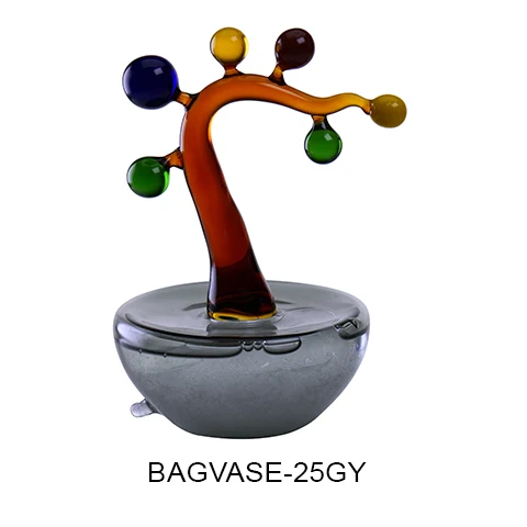 Storm Glass, SKU BAGVASE-25GY