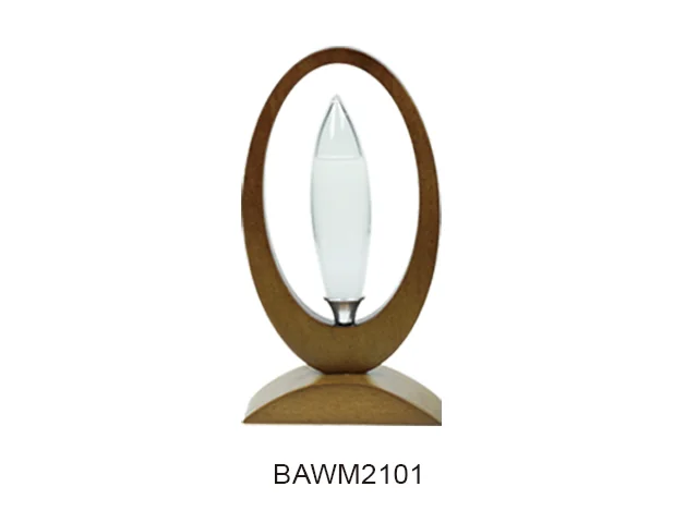 Wooden and Metal Storm Glass, SKU BAWM2101