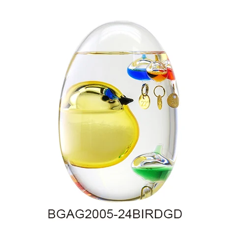 Galileo Thermometer, SKU BGAG2005-24BIRDGD