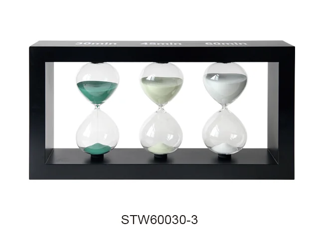 Multi Sand Timer, 30/45/60 Minutes, 50.5 × 10 × 26.5 cm, SKU STW60030-3
